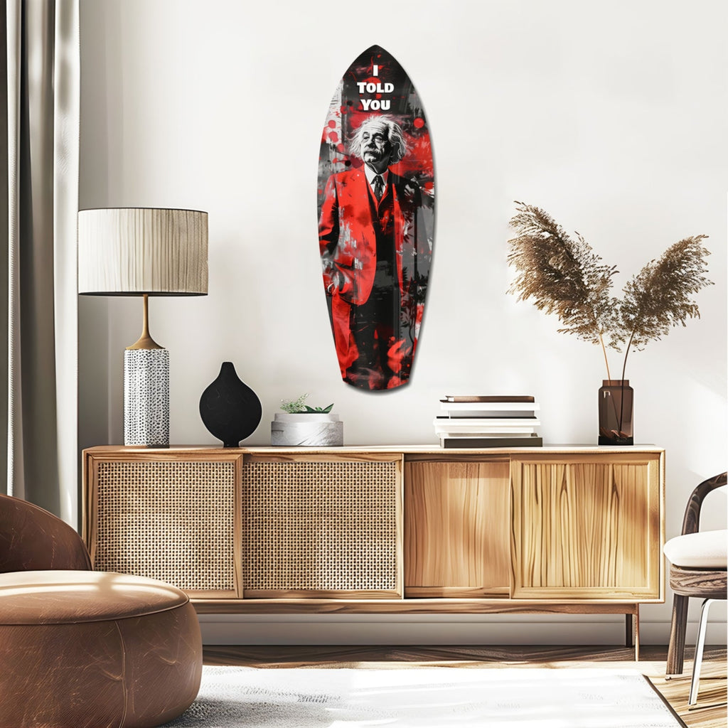 I Told You Glass Wall Art-1