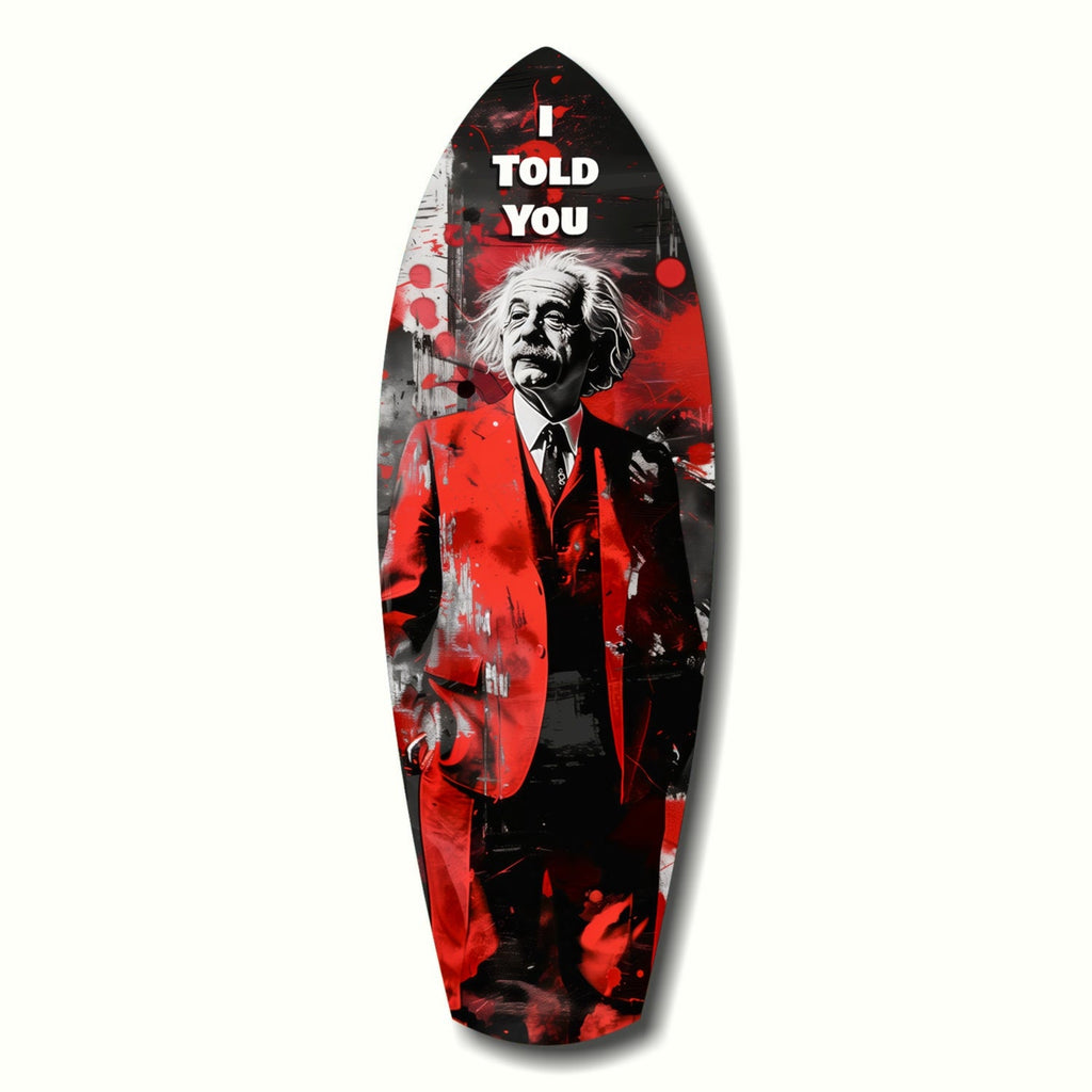 I Told You Glass Wall Art-0