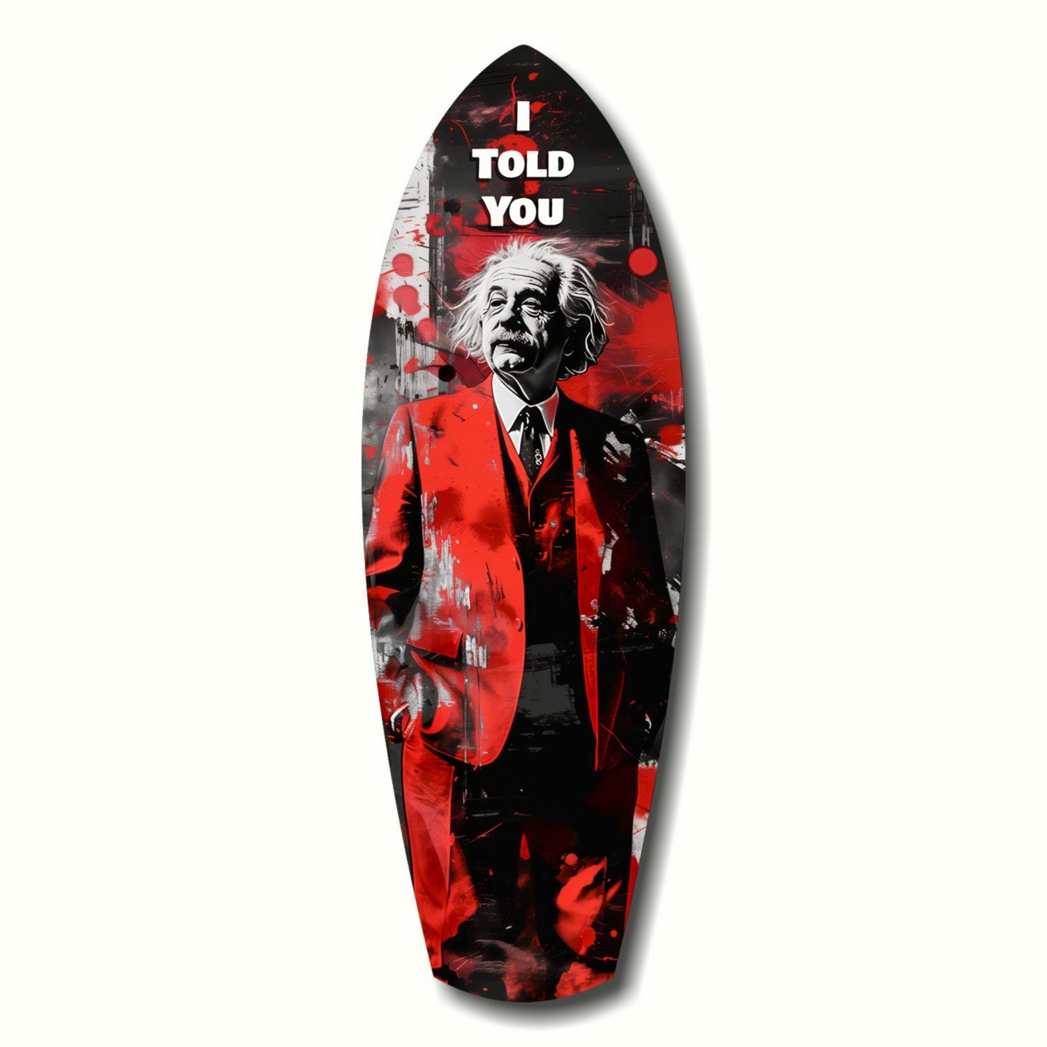 I Told You Glass Wall Art-0