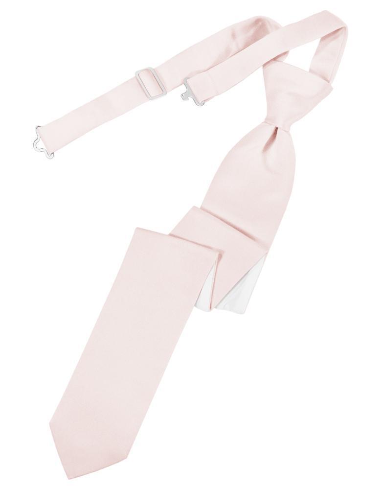 Luxury Satin Skinny Necktie Pre-Tied-8