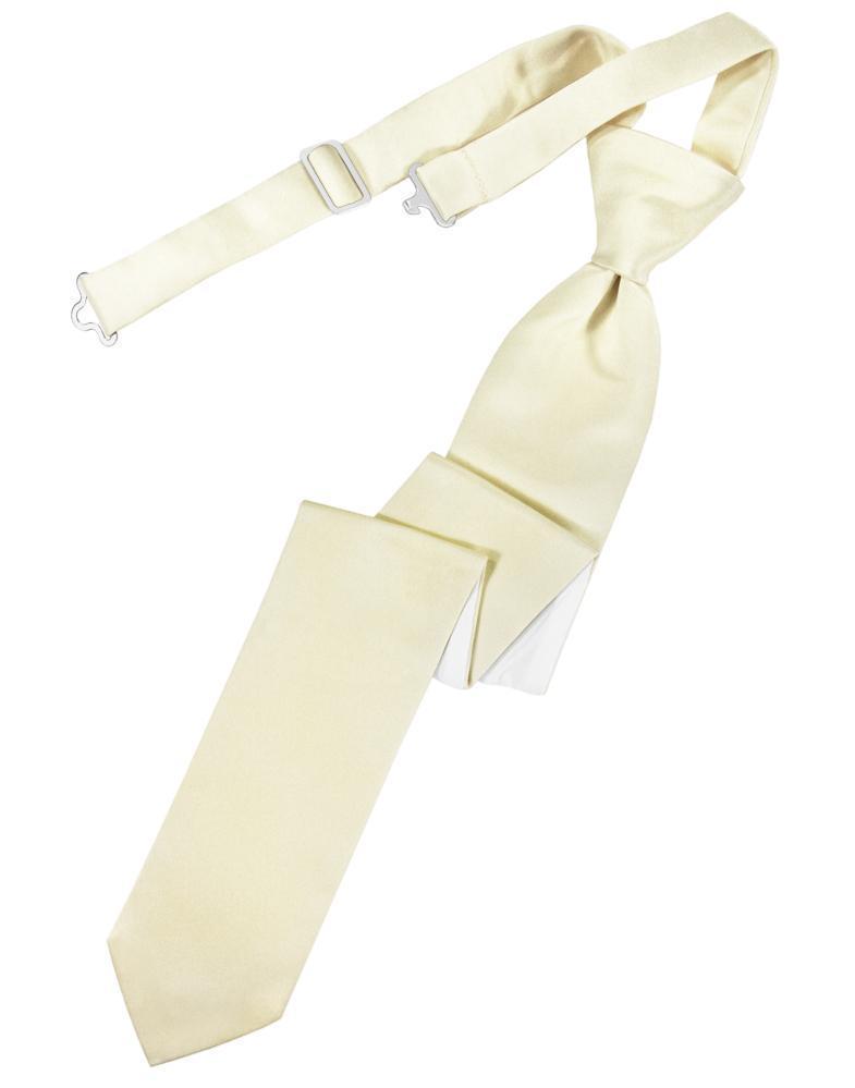 Luxury Satin Skinny Necktie Pre-Tied-29
