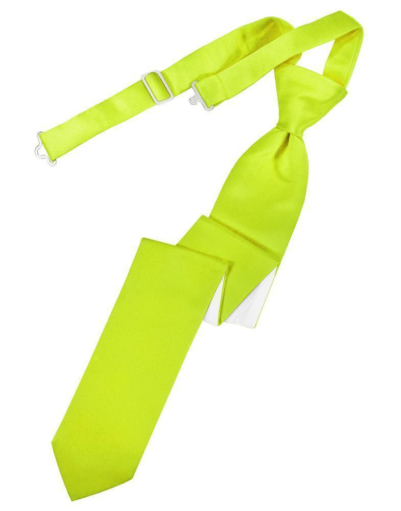 Luxury Satin Skinny Necktie Pre-Tied-36