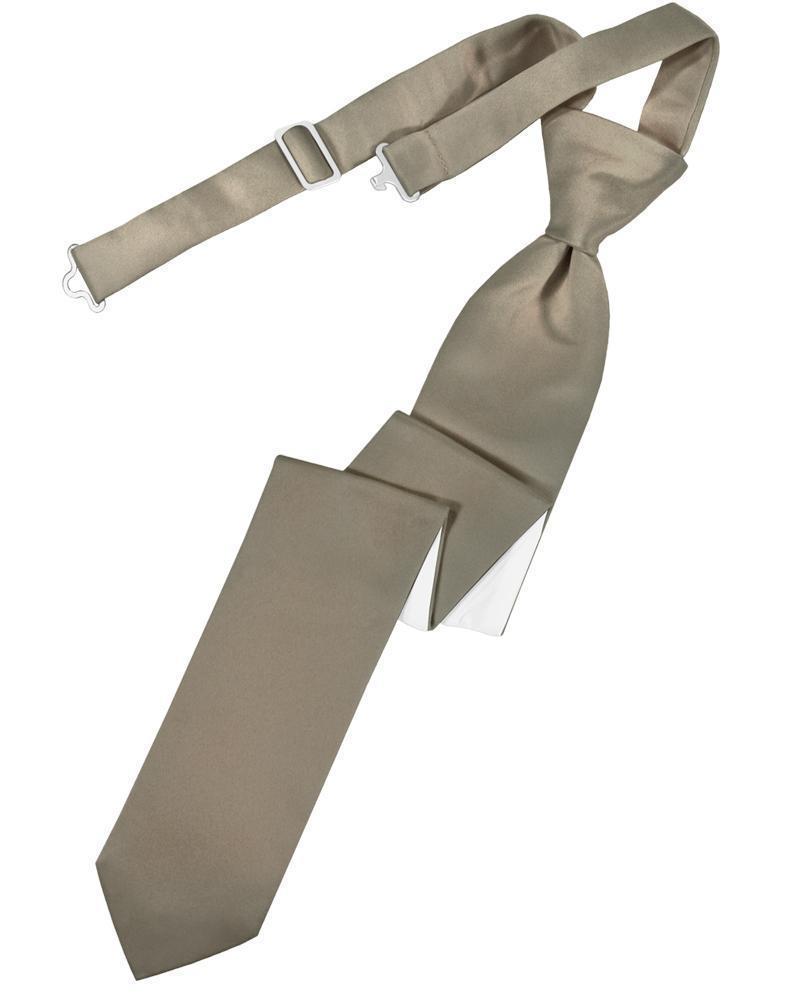 Luxury Satin Skinny Necktie Pre-Tied-61