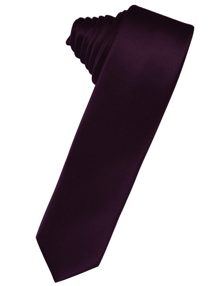 Luxury Satin Skinny Necktie Self Tie-6