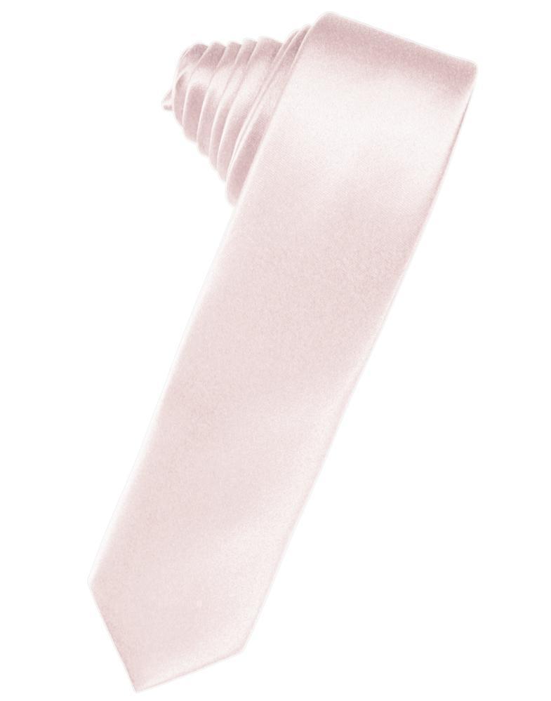Luxury Satin Skinny Necktie Self Tie-8