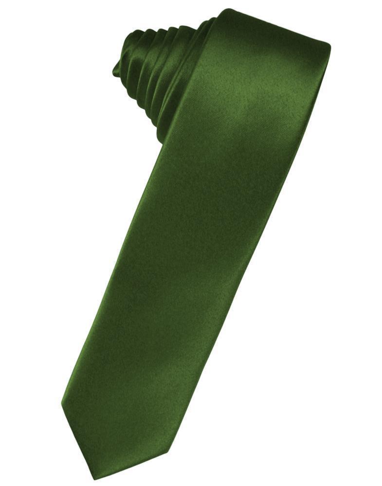 Luxury Satin Skinny Necktie Self Tie-14