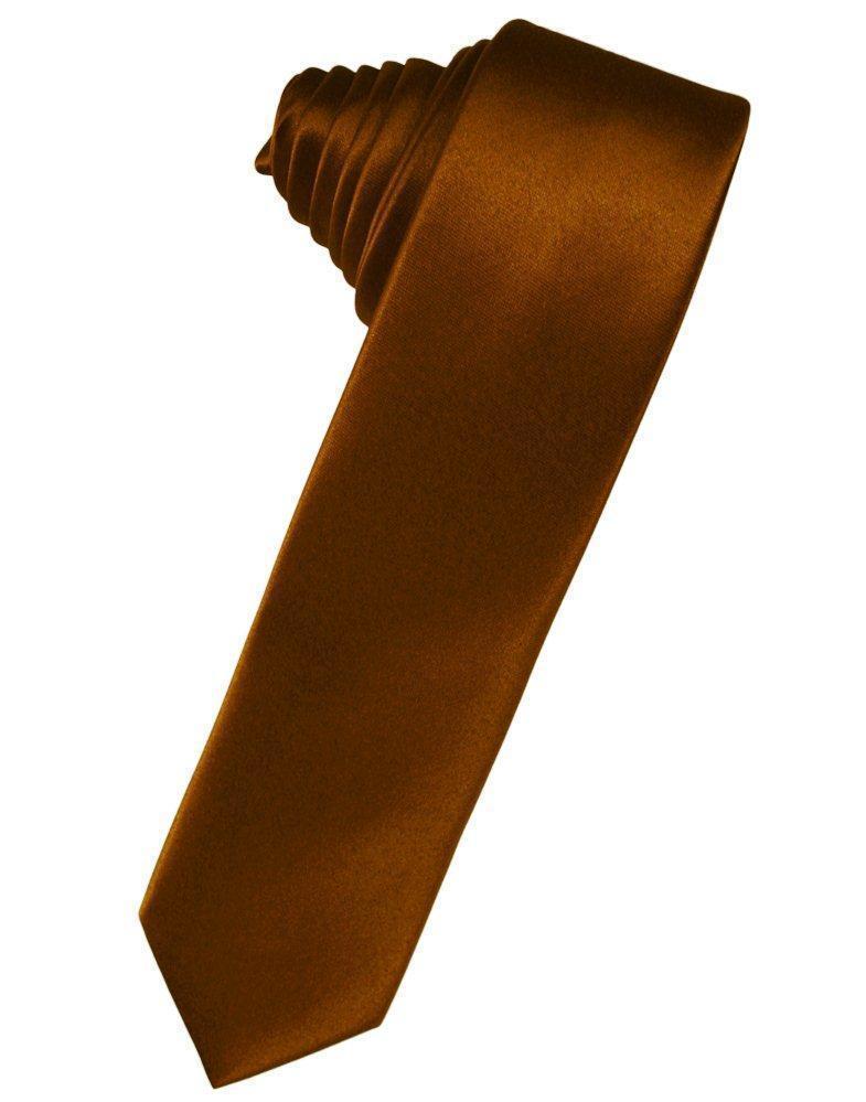 Luxury Satin Skinny Necktie Self Tie-15