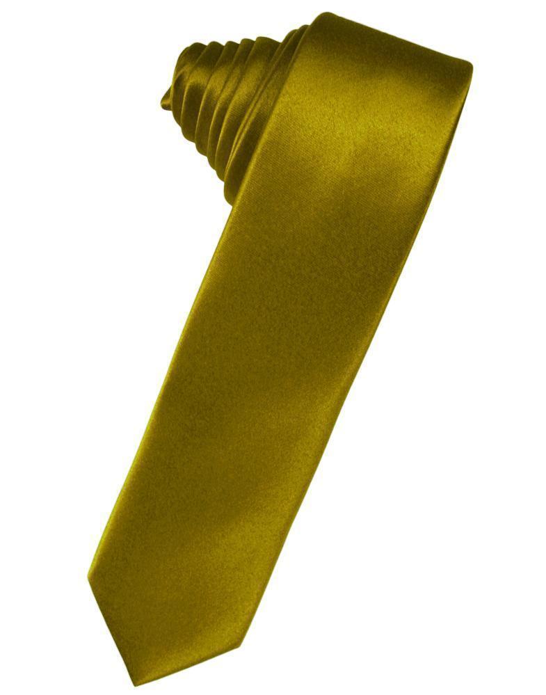 Luxury Satin Skinny Necktie Self Tie-22