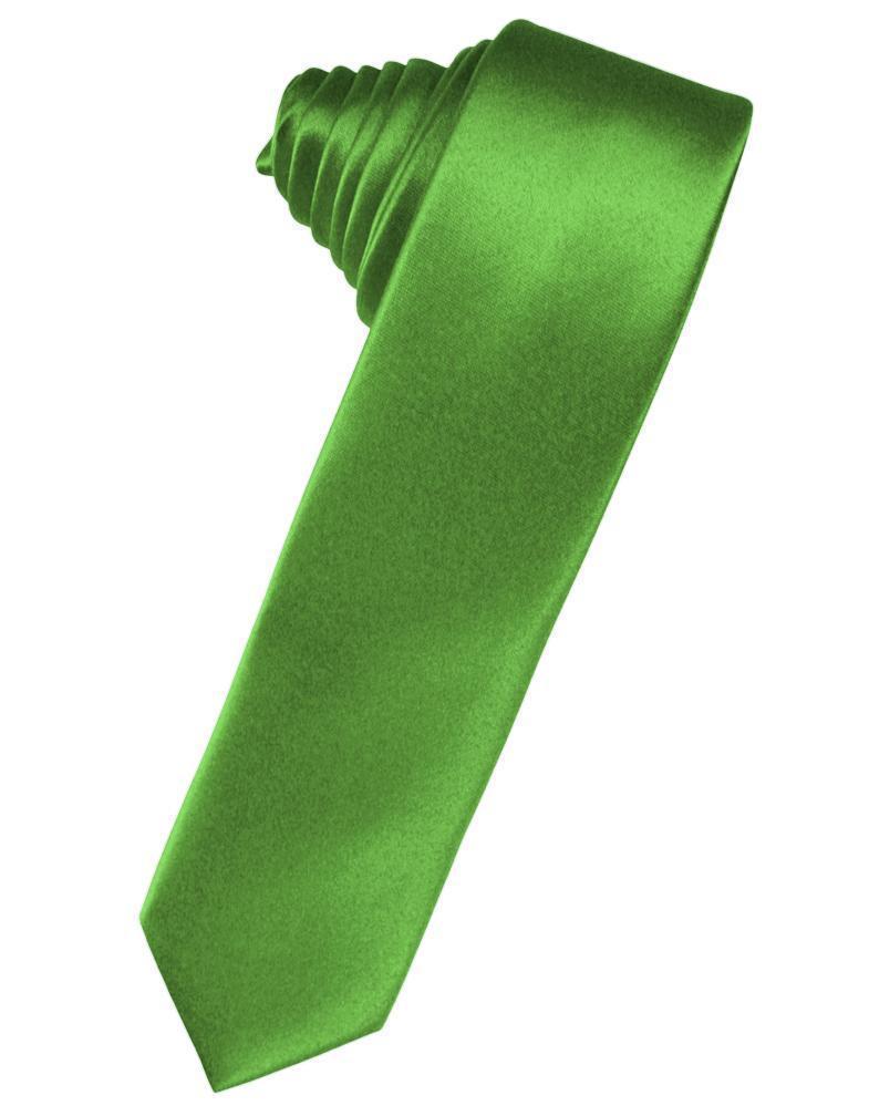 Luxury Satin Skinny Necktie Self Tie-31