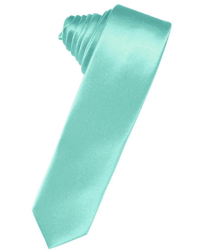 Luxury Satin Skinny Necktie Self Tie-39