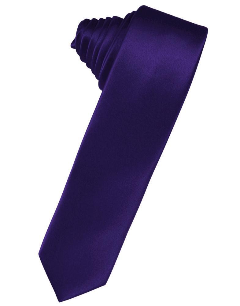 Luxury Satin Skinny Necktie Self Tie-53
