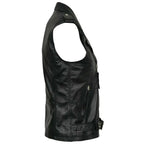 Mens Leather Fashion Vest-3