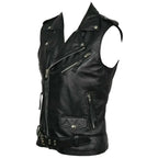 Mens Leather Fashion Vest-2