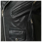 Men’s Brando Black Leather Jacket-3