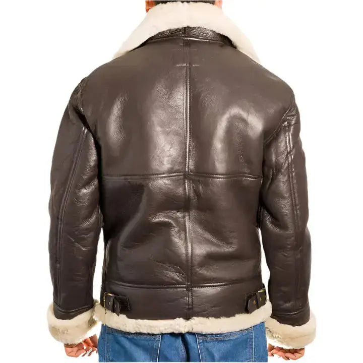 Men’s Aviator B3 Sheepskin Bomber Jacket-1