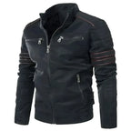 Men’s Pegasus Leather Biker Jacket-2