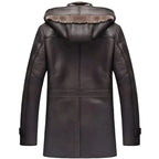 Men’s RAF B3 Aviator Shearling Leather Jacket-1