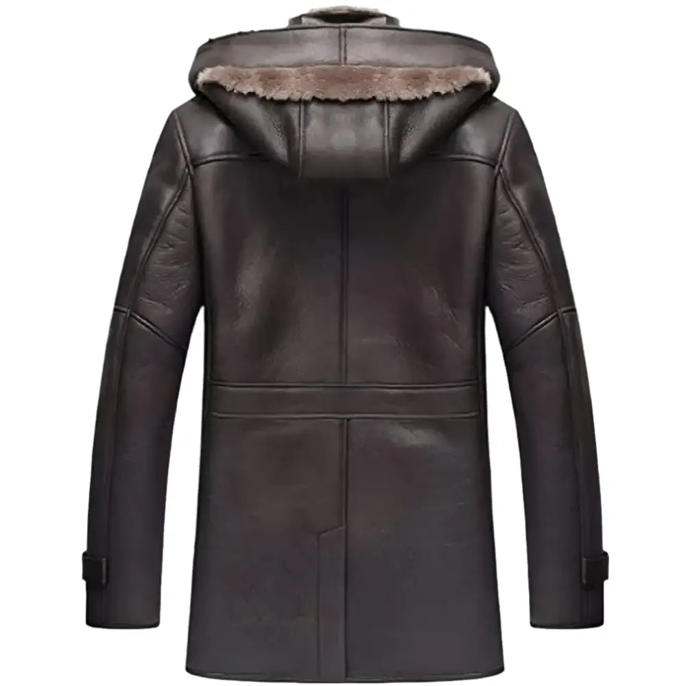 Men’s RAF B3 Aviator Shearling Leather Jacket-1