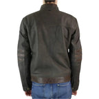 Wolverine Inspired Brown Leather Biker Jacket-1