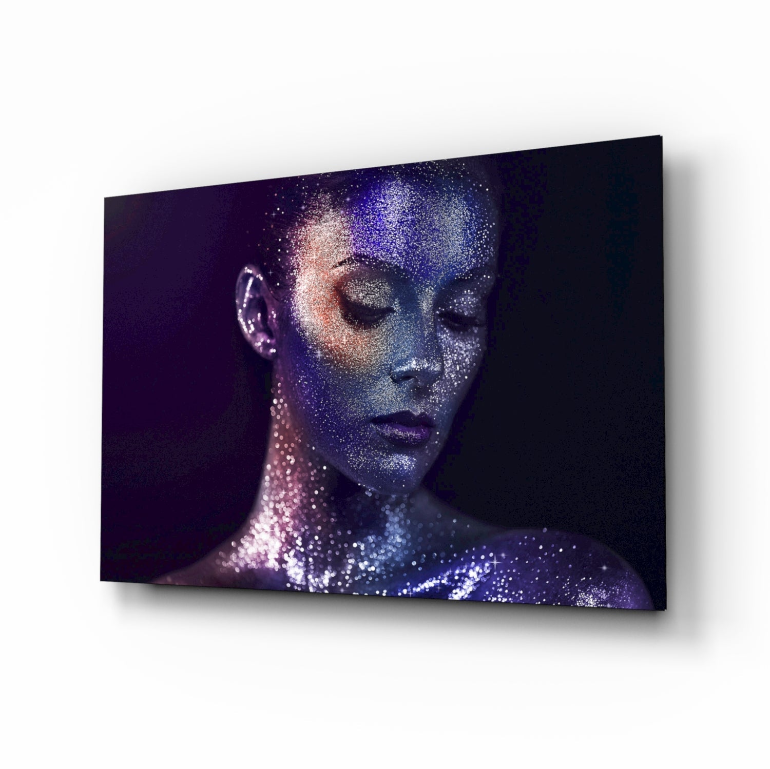 Woman Portrait 42 Glass Wall Art-0