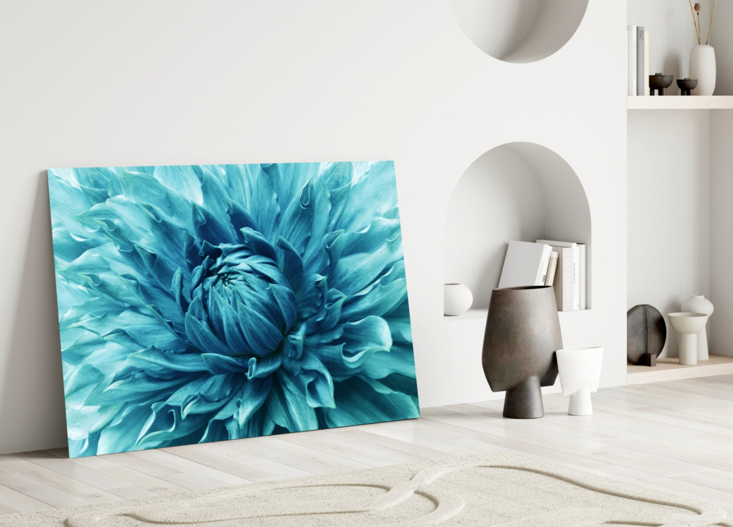 Micro Flower Glass Wall Art-2