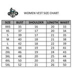 Women's Rust Brown Genuine Leather Motorcycle Vest-4