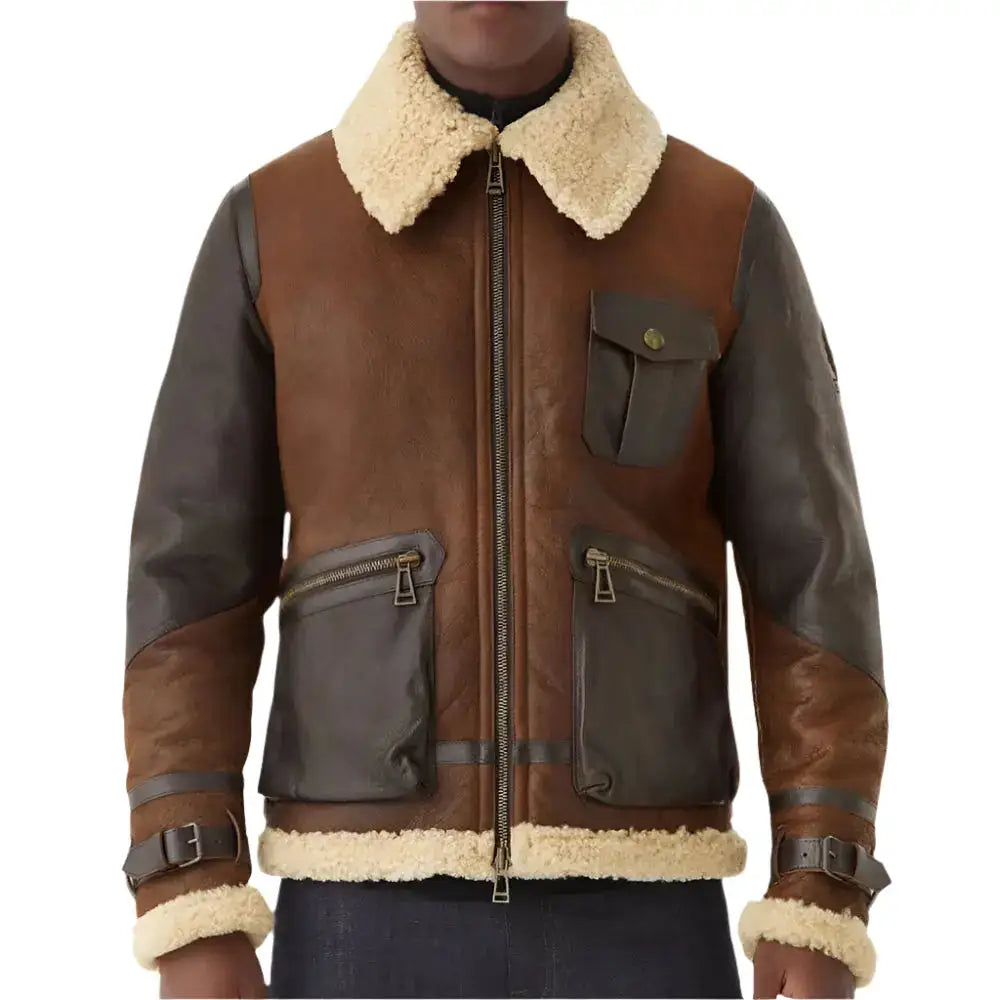 Men’s Sam Heughan Aviator Jacket – Kilts-Inspired Style-0