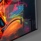 Neon Mickey Glass Wall Art|| Designer's Collection-2