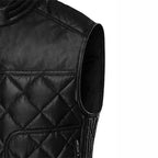Smart and Stylish Leather Vest-2