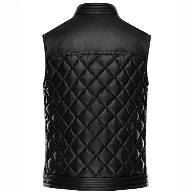 Smart and Stylish Leather Vest-1