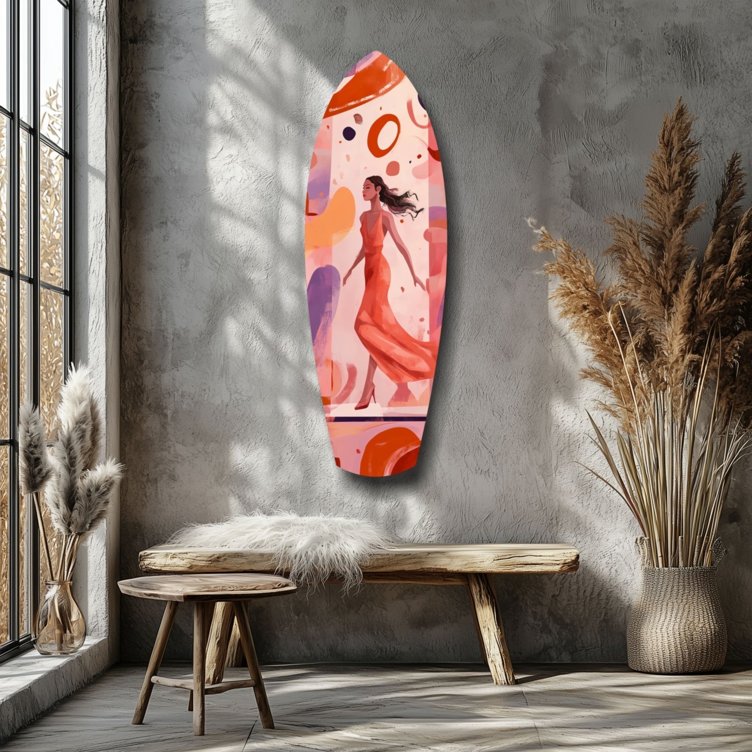 Dance Flow Glass Wall Art-5