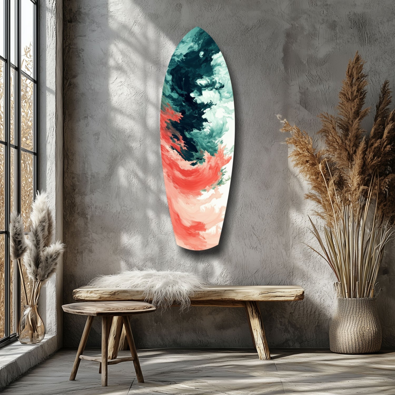 Relentless Waves Glass Wall Art-5