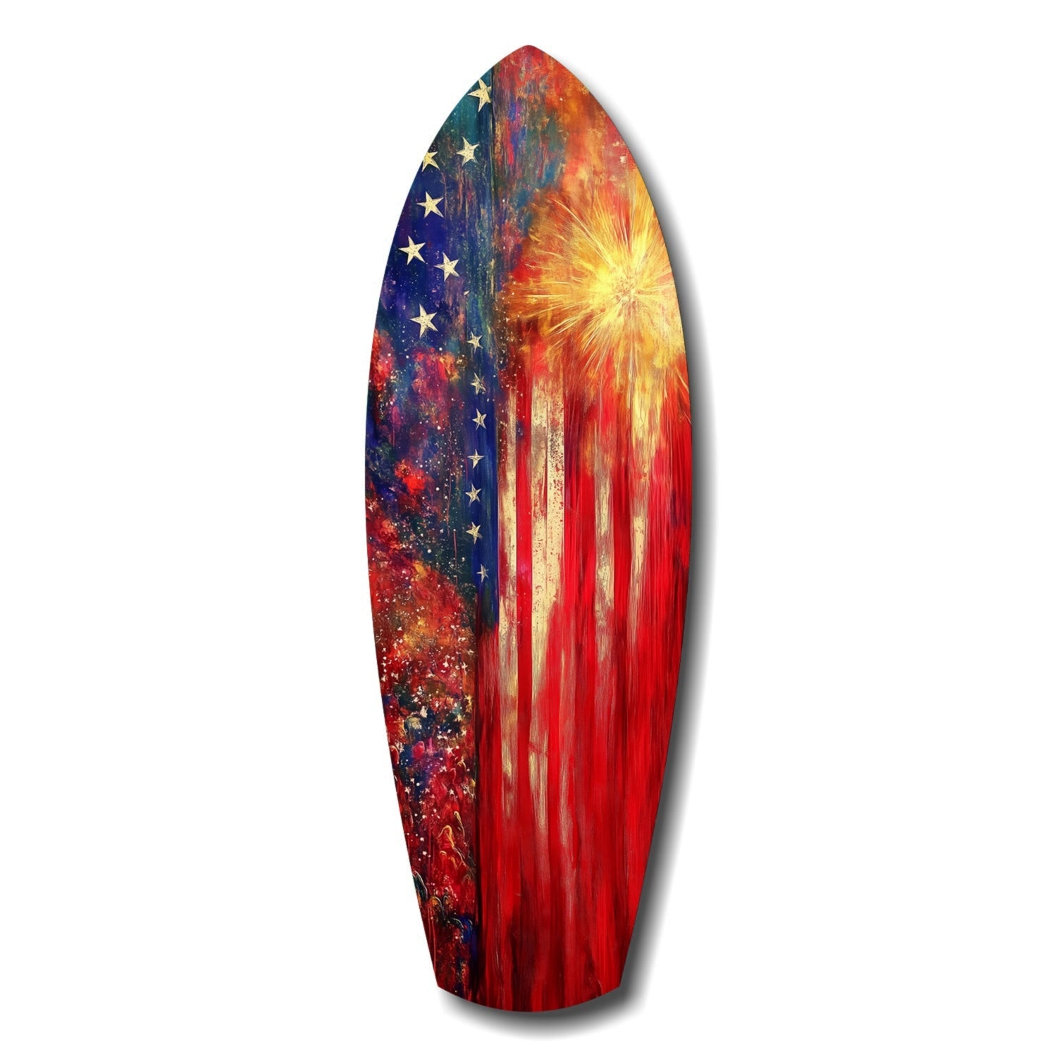 4th of July Glass Wall Art-0