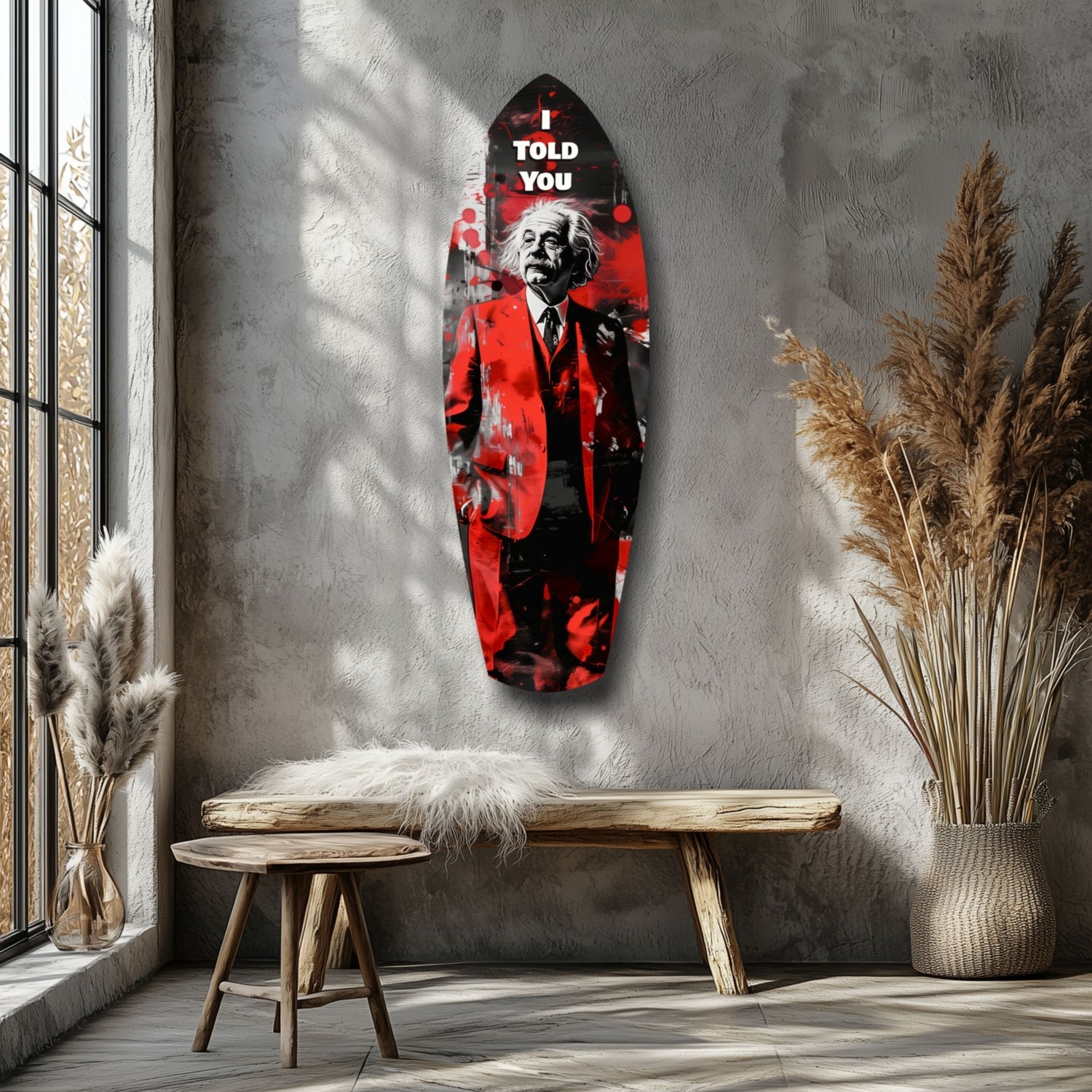 I Told You Glass Wall Art-5