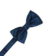 Striped Satin Kids Bow Tie-41