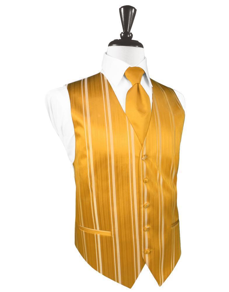 Striped Satin Tuxedo Vest 6-2