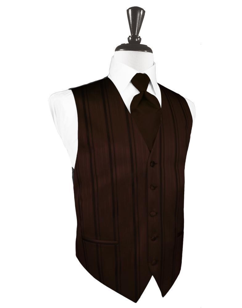 Striped Satin Tuxedo Vest 6-1