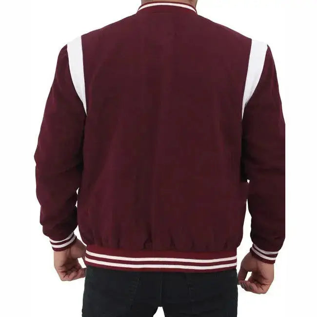 Maroon Varsity Jacket-2