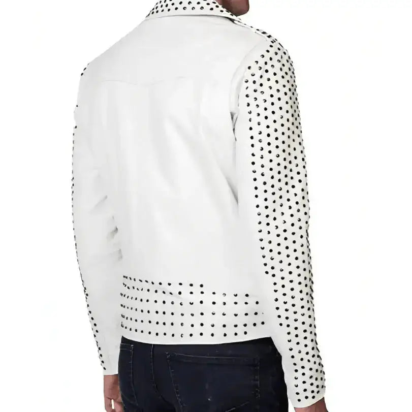 Real Leather Studded Jacket-2