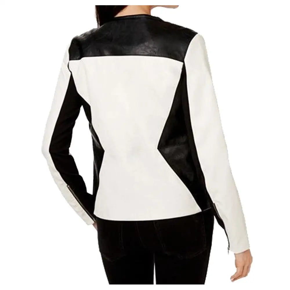 Women’s Elegant Genuine Leather Jacket – Slim Fit-1