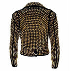 Women’s Studded Leather Jacket-1