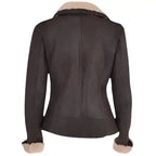 Women’s Luxury Shearling Aviator Jacket-1