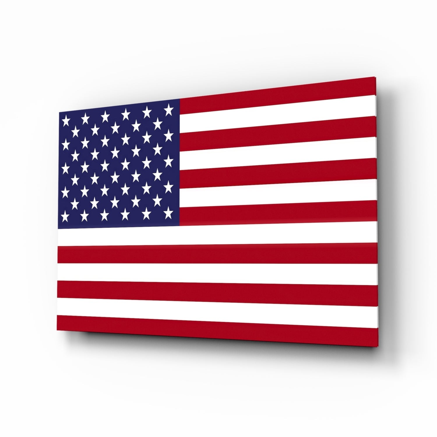 Flag of the United States Glass Wall Art-0