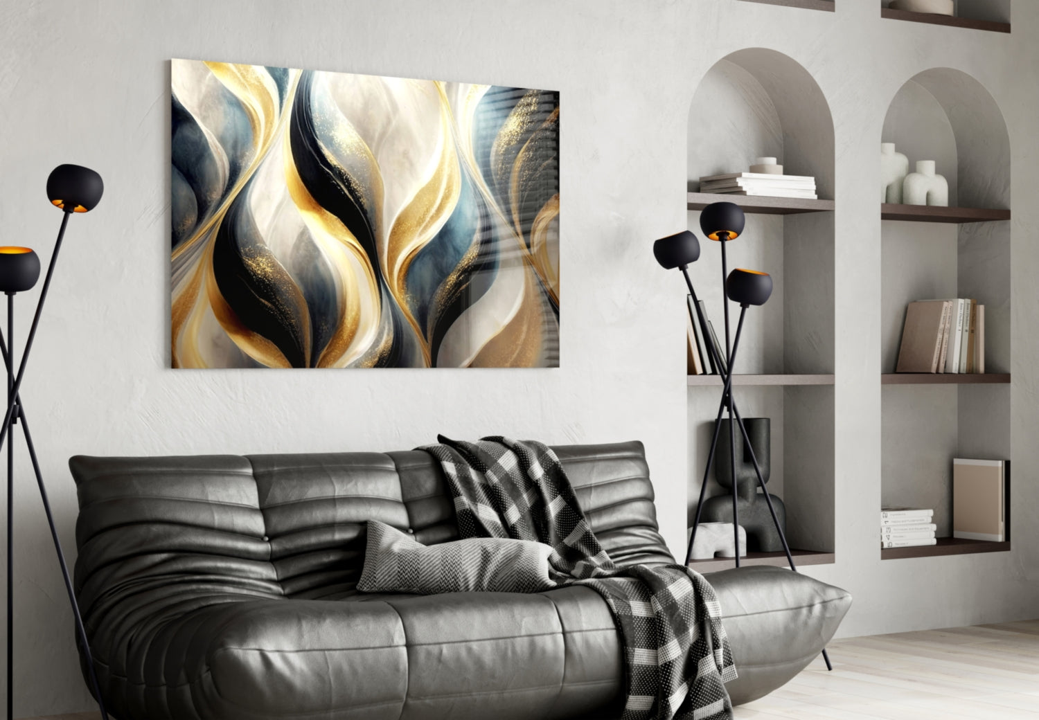Abstract Art Glass Wall Art-3