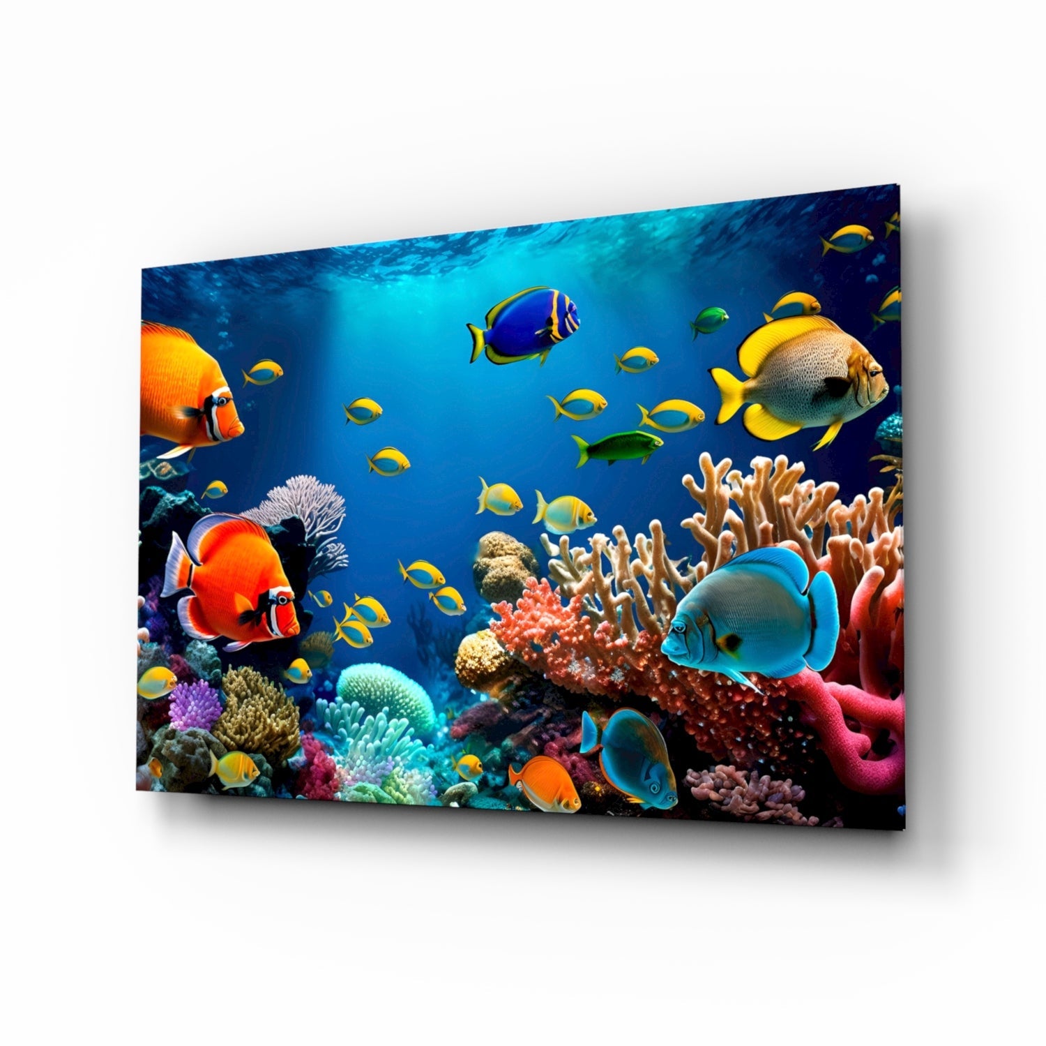 Ocean Life Glass Wall Art-0