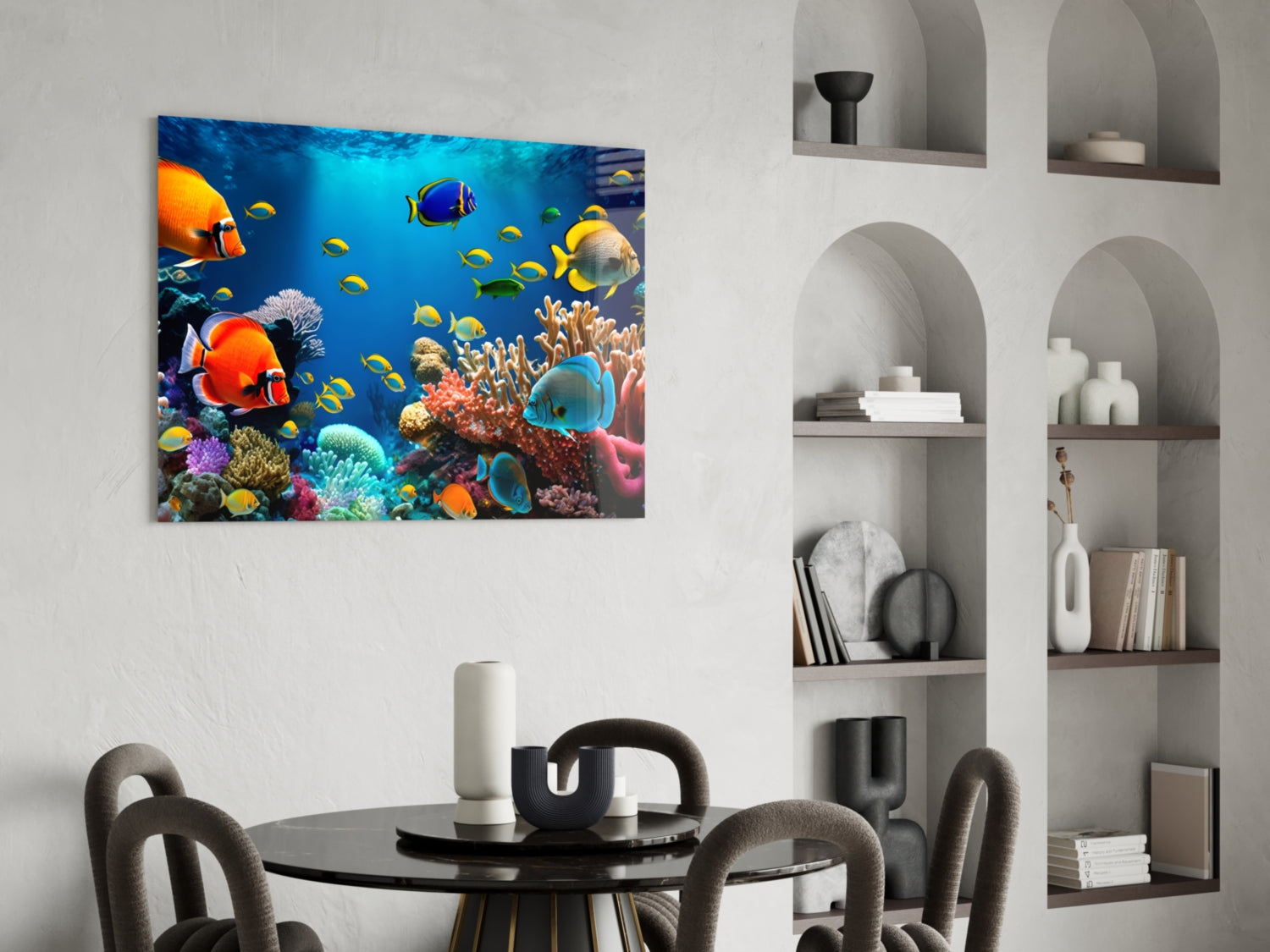 Ocean Life Glass Wall Art-4